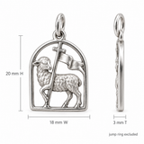 Catholight Lamb of God - Banner of Victory Charm