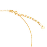 Catholight Crown of Thorns Cross Necklace in 14K Gold Vermeil/ Sterling Silver