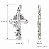Catholight Risen Cross - New Life Charm