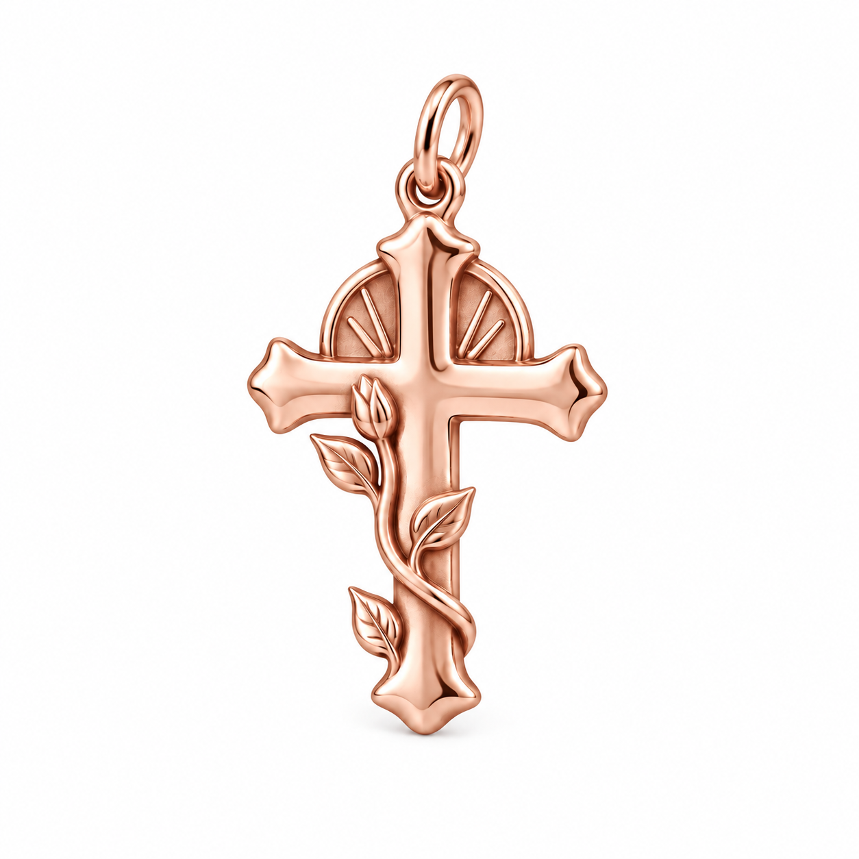 Catholight Risen Cross - New Life Charm