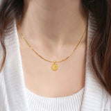 Catholight ST. Michael The Archangel  Necklace in Gold Vermeil