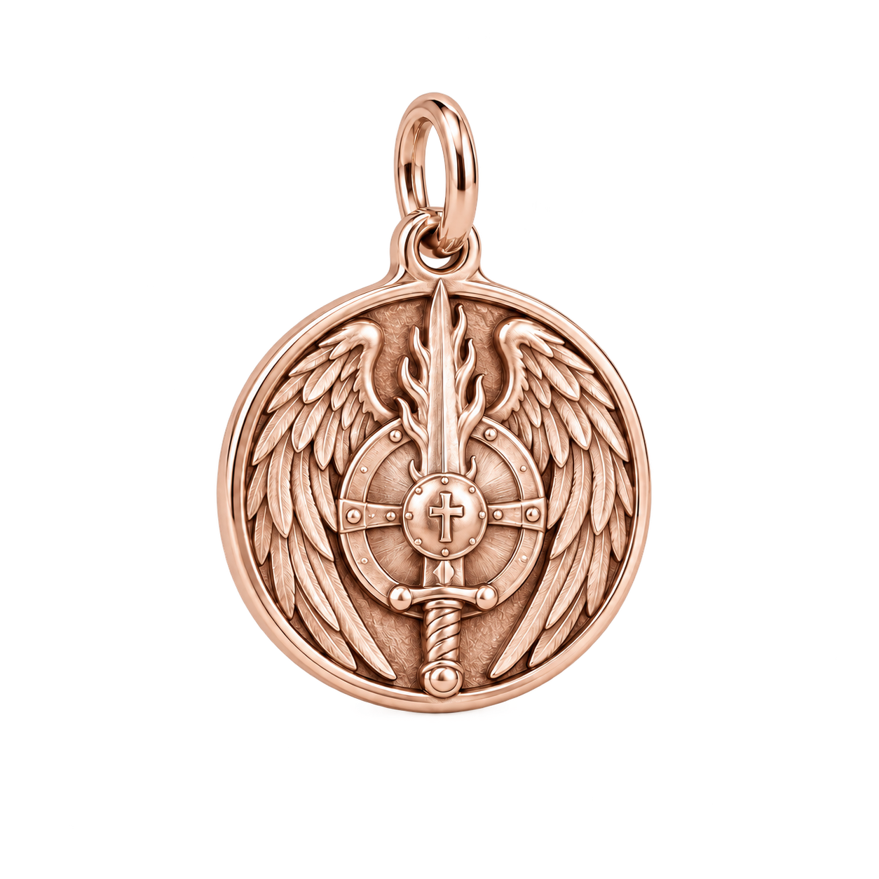 Catholight Saint Michael - Shield of Courage Charm