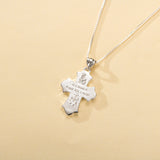 Catholight Four-Way Cross Necklace in Sterling Silver