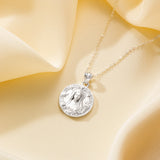 Catholight Blessed Virgin Mary Necklace in Sterling Silver