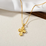 Catholight Four-Way Cross Necklace in Gold Vermeil