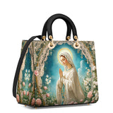 Catholight Lady Of Lourdes Lady Leather Bag