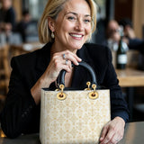 Catholight The Ave Maria Pattern Lady Leather Bag