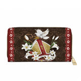 Catholight Le portefeuille en cuir de la grâce de l'évêque