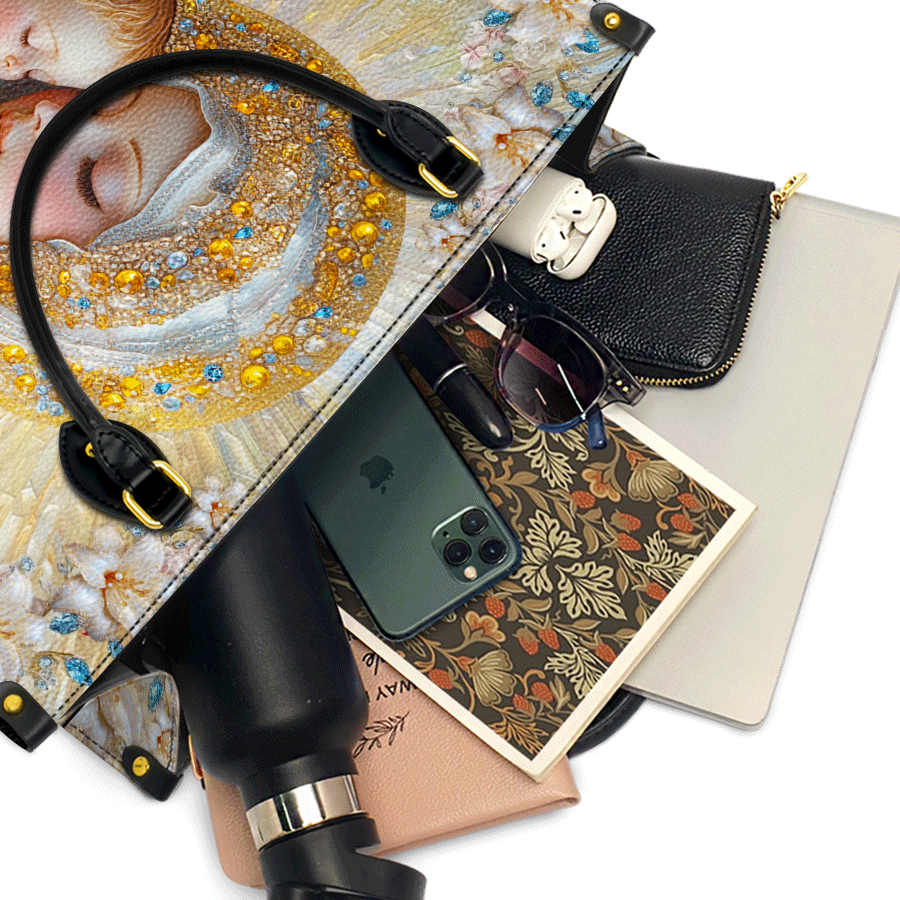 Catholight Sac en Cuir de Grâce Divine et Sérénité