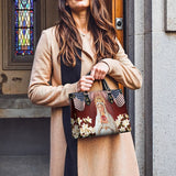 Catholight Our Lady Of America Leather Bag