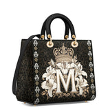 Catholight The Divine Monogram Lady Leather Bag