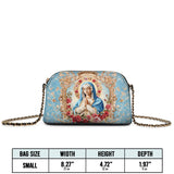 Catholight Our Lady of Grace Leather Crossbody Bag