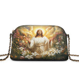 Catholight Resurrection Bloom Leather Crossbody Bag