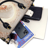 Catholight Sac en Cuir Dévotion Halo Rose