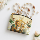 Catholight Holy Family Sacred Leather Rosary Pouch
