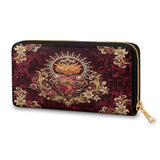 Catholight  Sacred Flame Leather Wallet Purse