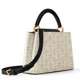 Catholight The Ave Maria Pattern Leather Satchel Bag