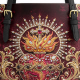 Catholight Sacred Flame Leather Tote Bag