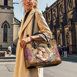 Catholight Sac en cuir Divine Madone et Enfant