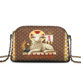 Catholight Agnus Dei Leather Crossbody Bag