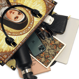 Catholight Le Petit Fleur de Grâce Sac en Cuir