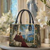 Catholight St. Monica Vision of Ostia Leather Bag