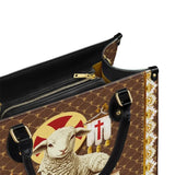 Catholight Sac en cuir Agnus Dei