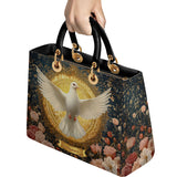 Catholight Dove of Eternal Light Personalized Lady Leather Bag