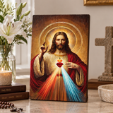 Catholight A Testament of Grace and Compassion Wooden Art