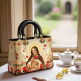 Catholight Little Flower Lady Leather Bag