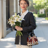 Catholight Our Lady Of America Lady Leather Bag