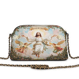 Catholight In God We Trust Leather Crossbody Bag