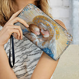 Catholight Grâce Divine et Sérénité - Portefeuille en Cuir