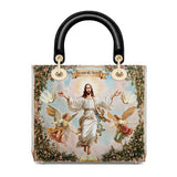 Catholight In God We Trust Lady Leather Bag