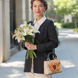 Catholight Sacred Heart of Grace Lady Leather Bag