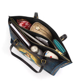 Catholight Celestial Devotion Leather Tote Bag