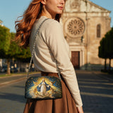 Catholight The Queen of Heaven Leather Crossbody Bag