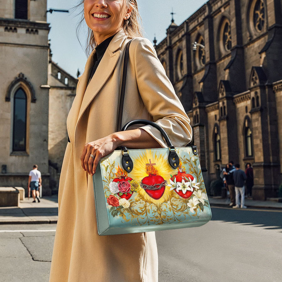 Catholight Sac en Cuir Trinité d'Amour