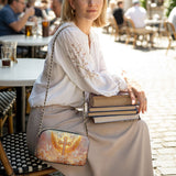 Catholight Dove of Peace Leather Crossbody Bag