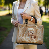 Catholight Heavenly Grace In Radiant Splendor Lady Leather Bag