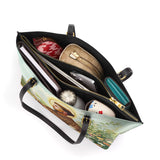 Catholight Harmony of Saint Francis Leather Tote Bag