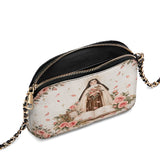 Catholight St. Thérèse of Lisieux Little Way Leather Crossbody Bag