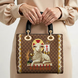 Catholight Agnus Dei Lady Leather Bag