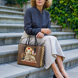 Catholight Agnus Dei Leather Tote Bag