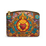 Catholight Eternal Flame Of Love Leather Rosary Pouch