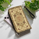 Catholight Psaume de la Paix Portefeuille en Cuir