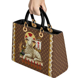 Catholight Agnus Dei Lady Leather Bag