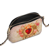 Catholight Sacred Heart of Grace Leather Crossbody Bag