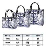 Catholight Le Croisement au Milieu de la Foi Fleurissante Sac en Cuir