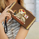 Catholight Portefeuille en Cuir Agnus Dei